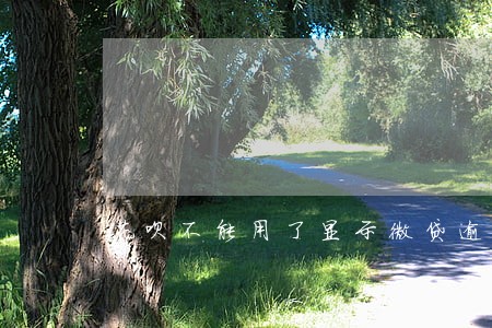 花呗不能用了显示微贷逾期 花呗不能用了显示微贷逾期
