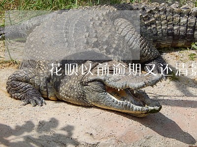 花呗以前逾期又还清影响征信吗 花呗以前逾期又还清影响征信吗