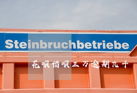 花呗借呗三万逾期九千 花呗借呗三万逾期九千