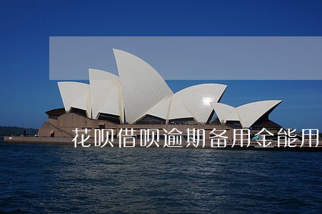 花呗借呗逾期备用金能用吗 花呗借呗逾期备用金能用吗