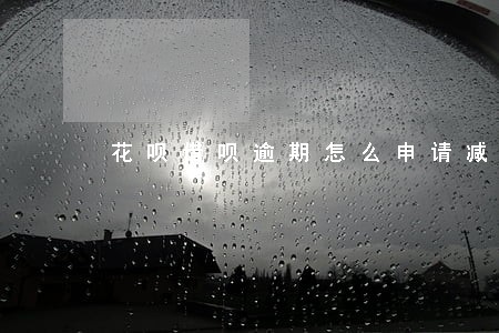 花呗借呗逾期怎么申请减去罚息 花呗借呗逾期怎么申请减去罚息