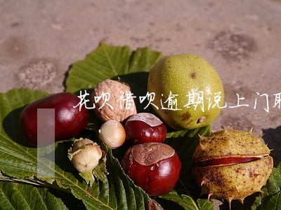 花呗借呗逾期说上门取证 花呗借呗逾期说上门取证