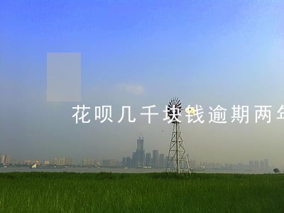 花呗几千块钱逾期两年怎么办 花呗几千块钱逾期两年怎么办