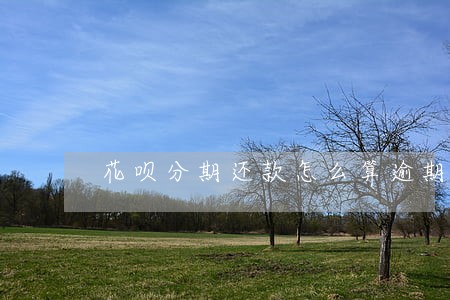 花呗分期还款怎么算逾期 花呗分期还款怎么算逾期