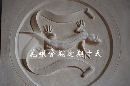 花呗分期逾期十天 花呗分期逾期十天