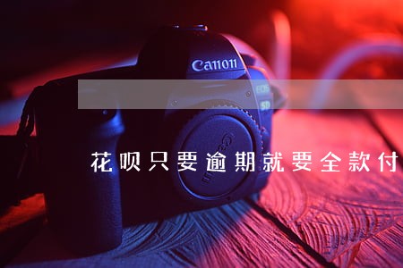花呗只要逾期就要全款付清吗 花呗只要逾期就要全款付清吗