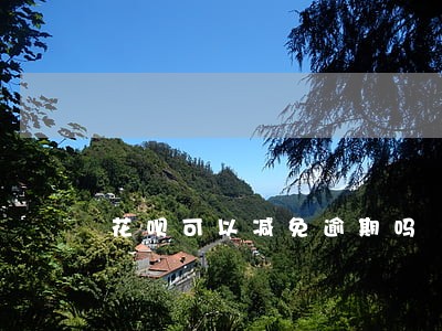 花呗可以减免逾期吗 花呗可以减免逾期吗