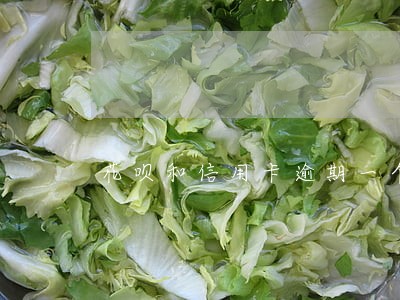花呗和信用卡逾期一个月怎么办 花呗和信用卡逾期一个月怎么办