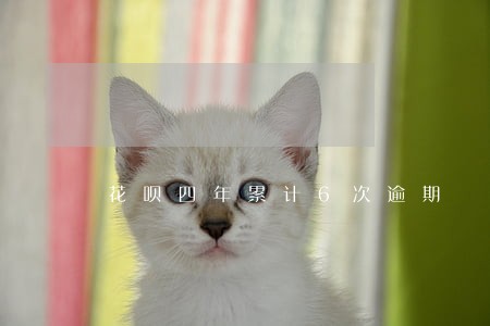 花呗四年累计6次逾期 花呗四年累计6次逾期