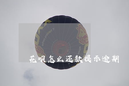 花呗怎么还款提示逾期 花呗怎么还款提示逾期