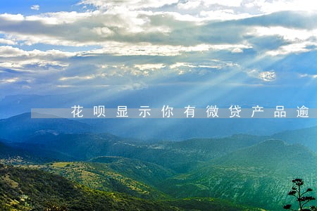 花呗显示你有微贷产品逾期记录 花呗显示你有微贷产品逾期记录