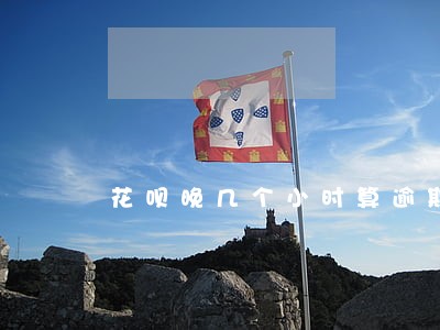 花呗晚几个小时算逾期吗 花呗晚几个小时算逾期吗