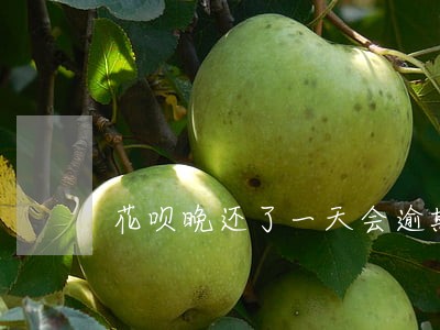 花呗晚还了一天会逾期吗 花呗晚还了一天会逾期吗
