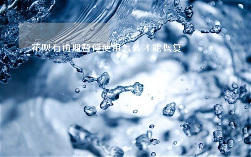 花呗有逾期暂停使用怎么才能恢复 花呗有逾期暂停使用怎么才能恢复