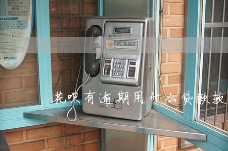 花呗有逾期用什么贷款软件 花呗有逾期用什么贷款软件