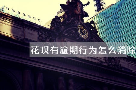 花呗有逾期行为怎么消除 花呗有逾期行为怎么消除
