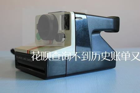 花呗查询不到历史账单又提示逾期 花呗查询不到历史账单又提示逾期