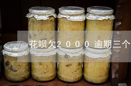 花呗欠2000逾期三个月 花呗欠2000逾期三个月