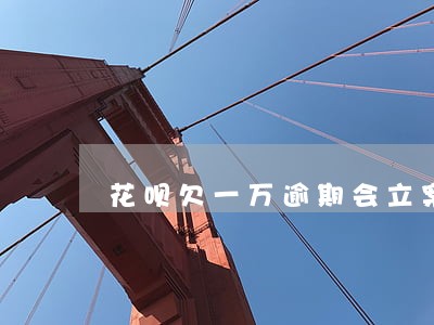 花呗欠一万逾期会立案吗 花呗欠一万逾期会立案吗