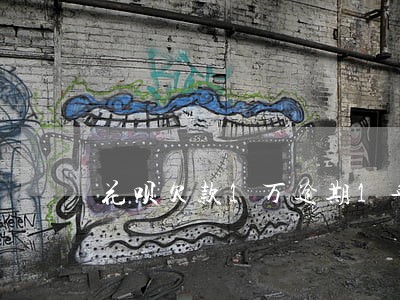 花呗欠款1万逾期1年 花呗欠款1万逾期1年