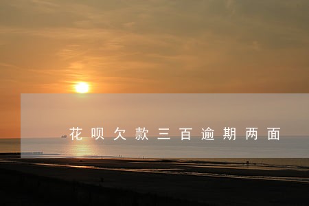 花呗欠款三百逾期两面