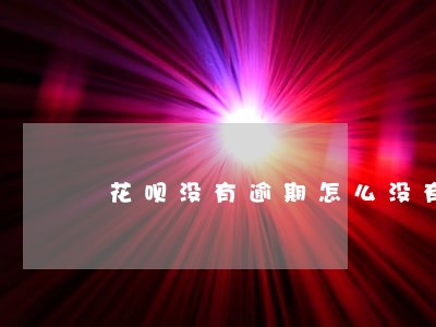 花呗没有逾期怎么没有钱了 花呗没有逾期怎么没有钱了
