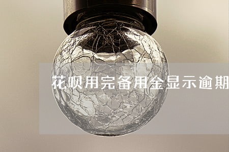 花呗用完备用金显示逾期 花呗用完备用金显示逾期