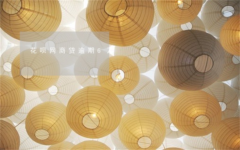 花呗网商贷逾期6万 花呗网商贷逾期6万