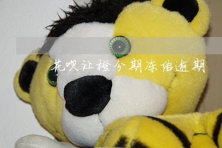 花呗让橙分期冻结逾期
