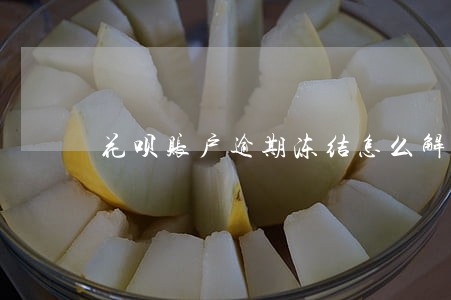 花呗账户逾期冻结怎么解除 花呗账户逾期冻结怎么解除