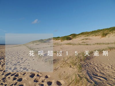花呗超过15天逾期 花呗超过15天逾期