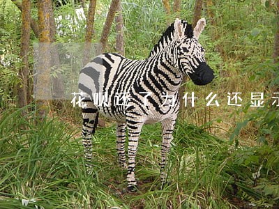 花呗还了为什么还显示有逾期 花呗还了为什么还显示有逾期
