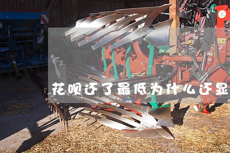 花呗还了最低为什么还显示逾期