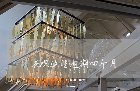花呗这些逾期四个月 花呗这些逾期四个月