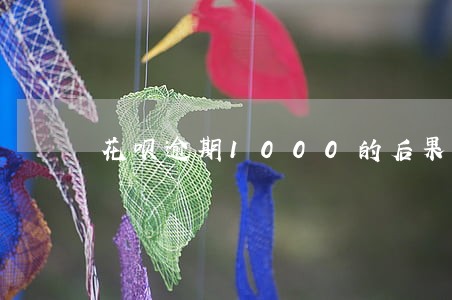 花呗逾期1000的后果 花呗逾期1000的后果
