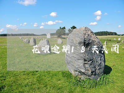 花呗逾期18天关闭 花呗逾期18天关闭