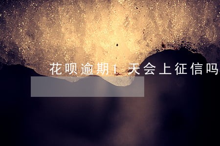 花呗逾期1天会上征信吗 花呗逾期1天会上征信吗