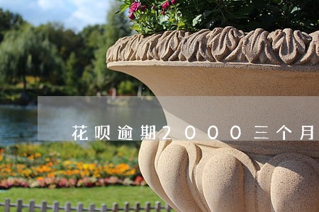 花呗逾期2000三个月会怎么样 花呗逾期2000三个月会怎么样