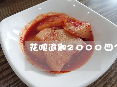 花呗逾期2000四个月 花呗逾期2000四个月