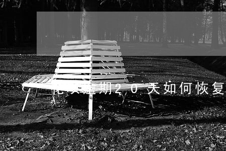 花呗逾期20天如何恢复正常 花呗逾期20天如何恢复正常