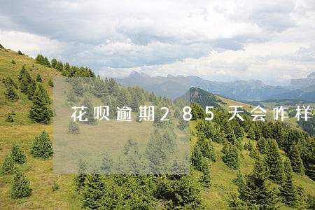 花呗逾期285天会咋样 花呗逾期285天会咋样