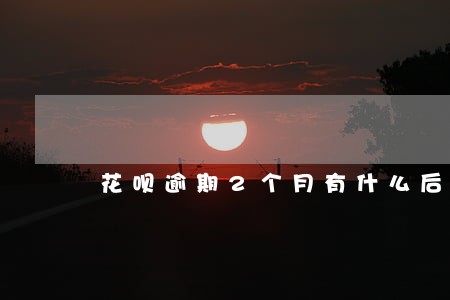 花呗逾期2个月有什么后果 花呗逾期2个月有什么后果