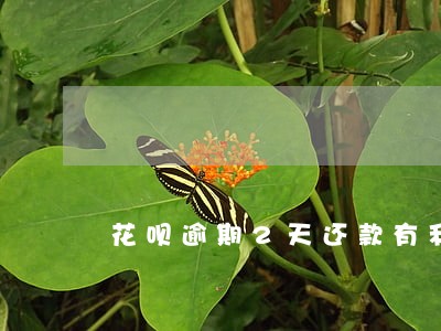 花呗逾期2天还款有利息吗 花呗逾期2天还款有利息吗