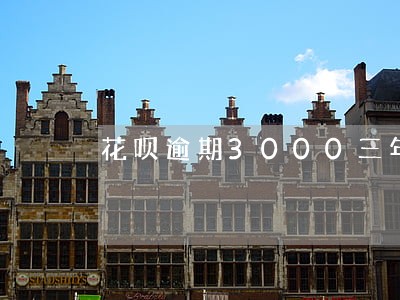 花呗逾期3000三年6 花呗逾期3000三年6