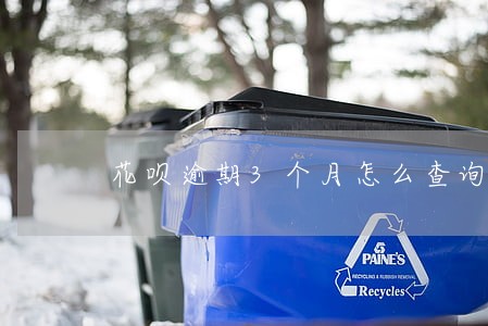 花呗逾期3个月怎么查询 花呗逾期3个月怎么查询