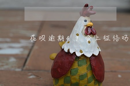 花呗逾期49会上征信吗 花呗逾期49会上征信吗