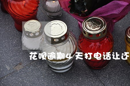 花呗逾期4天打电话让还款怎么办 花呗逾期4天打电话让还款怎么办