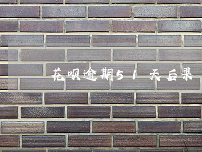 花呗逾期51天后果 花呗逾期51天后果