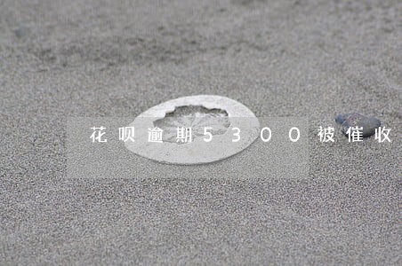 花呗逾期5300被催收 花呗逾期5300被催收