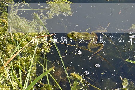 花呗逾期5天利息怎么算 花呗逾期5天利息怎么算
